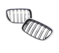 rejilla frontal Coche Parachoques Delantero Coche Parrillas Bajas Rejilla Ventilación Fibra Carbono Doble Listón Para 5 Series GT F07 2010 2011 2012 2013 2014 2015 2016