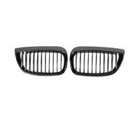 rejilla frontal Coche Rejilla De Parachoques Delantero Para Coche, Accesorios Cubierta Parrilla Negra Para Serie 1 E81 E87 2004 2005 2006