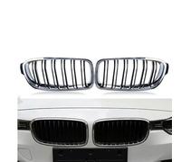 Rejilla frontal cromada de doble listón para BMW F30 328i 335i 2012-2018 2019