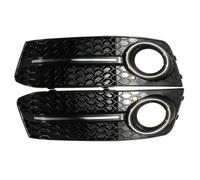 Rejilla frontal de malla tipo panal, cubierta para faros antiniebla | Marco Faro Niebla Parachoques Compatible con Audi AH B8 RSCH 2009-2012 8KD807682 8KD807681.(CHROME,ORIGINAL)