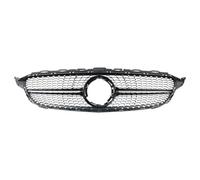 Rejilla frontal de repuesto para Benz Clase C para W205 2018+ parrilla delantera negra brillante accesorios de parrilla frontal