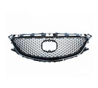 Rejilla Frontal Doble Para Mazda 6 2014-2016 2015 Parrilla Delantera Parrillas Carreras Estilo Panal Rejilla Superior Coche Cubierta Admisión Kit Malla Rejilla