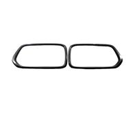 Rejilla Frontal Embellecedor Cubierta Marco Rejilla Delantera Coche Fibra Carbono Negro Brillante Para F39 Para X2 2018-2021 51712455246 51712455247 Coche Parrilla(Carbon Fiber Look)