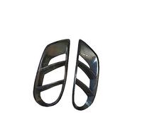 Rejilla Frontal Embellecedor Cubierta Rejilla Para Benz W205 C43 2015-2018 Parrilla Malla Lámpara Antiniebla Rejillas Parachoques Delantero(Fibra de carbon)