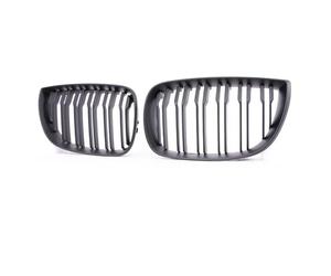 Rejilla frontal línea Para E81 E87 E82 E88 Compatible Con 120i 128i 130i 135i Parrilla De Esquina Afilada Doble Línea Color Riñón Delantero Parrilla