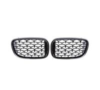 Rejilla frontal línea Para Serie 7 G11 G12 2015-2019 740i 750i Rejilla Riñón Parachoques Delantero Negro Estilo Doble Línea Parrillas Carreras Superiores Parrilla