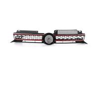 Rejilla frontal línea Para Vw Para Golf 6 MK6 2009-2013 Para GTI Estilo Malla Nido Abeja Parachoques Delantero Coche Rejilla Radiador Parrilla Central Carreras Parrilla