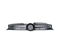 Rejilla frontal línea Para Vw Para Golf 6 MK6 2009-2013 Para GTI Estilo Malla Nido Abeja Parachoques Delantero Coche Rejilla Radiador Parrilla Central Carreras Parrilla
