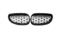Rejilla Frontal Negra Brillante Para BMW 5 Series E60 E61 Para M5 520I 535I 550I 2003-2010 Parrilla Delantera Para Coche Sedán(Black Net)