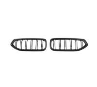 Rejilla frontal negra de doble línea negra con meteoritos negros, repuesto de ABS para BMW Z4 G29 20I 30I M40I 2019 2020 2021 2022 2023 2024 2025 (doble línea) (doble línea) (negro doble) (doble línea