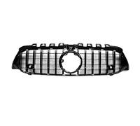 Rejilla Frontal Para Benz Clase A A35 W177 2019-2022 GT Estilo Diamante Rejilla Parachoques Delantero Deportivo Rejilla Entrada Radiador Tuning Coche Parrilla(GT Black-Hole)