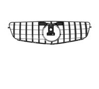 Rejilla Frontal Para Benz Clase C W204 2007-2014 C180 C200 C250 C300 Para AMG Para GT Diamond Tuning Grille Parachoques Delantero Parrilla Hood Grill Coche Parrilla(Black)