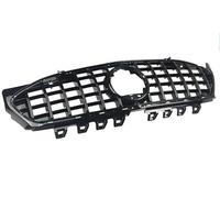 Rejilla Frontal Para Benz Para CLA W118 C118 CLA35 Para AMG 2020-2023 GT Style Grille Car Front Bumper Center Racing Grill Hood Kit(Negro)