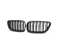 Rejilla Frontal Para BMW Serie 2 F22 F23 F87 2014-2020 Parrillas Carreras Fibra Carbono Secas Reales Delantero Doble Listón Rejilla Tipo Riñón