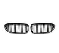 Rejilla Frontal Para BMW Serie 5 Para M5 G30 G31 520i 530i 540i ABS Parrilla Delantero 2 Listones Parrilla Delantera Tipo Riñón Negra Brillante