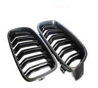 Rejilla Frontal Para Serie 3 Para F30 Para F31 Para F35 2012-2017 Parrilla Delantera Automóvil Deportiva Parrillas Radiador Parachoques Doble Listón(Carbon Fiber)
