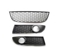 Rejilla Frontal Para VW Para Polo MK4 9N3 2005-2009 Facelift Marco Cubierta Rejilla Ventilación Parachoques Rejilla Central Inferior Delantera Coche Parrilla(1 Set)