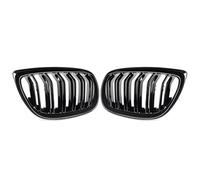 Rejilla Frontal Parachoques Delantero Parrilla Riñón Doble Línea Estilo Coche Parrillas Carreras Pieza Repuesto Negro Para E92 E93 Para M3 2007-2010 Coche Parrilla