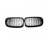 Rejilla Frontal Parrilla Frontal Rejilla Riñón Para X5 X6 E70 E71 Car Styling Racing Grills 2007-2013 Rejillas Parachoques Delantero(Negro brillante)