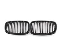 Rejilla Frontal Parrilla Frontal Rejilla Riñón Para X5 X6 E70 E71 Car Styling Racing Grills 2007-2013 Rejillas Parachoques Delantero(Negro mate)
