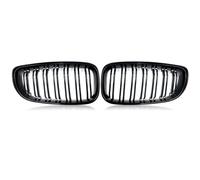 Rejilla Frontal Tipo Riñón Para F34 2012-2018 51137294803 51137294804 Negro Brillante 1 Par De Rejilla De Parachoques Superior De Doble Listón Auto Parrilla Delantera