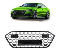 Rejilla Frontal Wabengrill Negro Brillante Compatible con Audi A7 C8 desde 2018