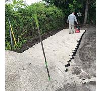 rejilla, Geomalla permeable for entrada de vehículos, estabilizador suelos alta resistencia, capacidad carga 2400 kg, 26 pies/33 pies largo, 2 m x 5(4m x 9m)