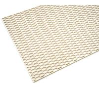 Rejilla grande Racing tuning, 40 x 120 cm, plástico ABS, nido de abeja en colores RAL (crema, beige, RAL 1015)