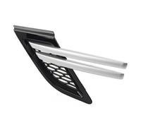 Rejilla Guardabarros Izquierdo Tiras Plata Negro Brillo Para Rover Sport 2013-