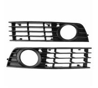 Rejilla lateral de parachoques delantero negro for coche, cubierta luz antiniebla, rejilla inferior, izquierdo/derecho, compatible con Audi A4 B6 2001-2005