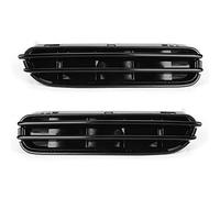 Rejilla lateral para respiradero de aire, ABS negro brillante, 2 piezas - Reposición resistente y fácil de instalar, compatible con E60 E61 M5 2006-2010