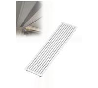 Rejilla lineal de ventilación de CA, registro de marco estrecho de ABS de 1,5/2 cm(Milk,1000x150 mm)