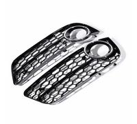 Rejilla luz antiniebla Cubierta De Luz Antiniebla Delantera Para Coche Rejilla De Luz Antiniebla De Malla De Panal Compatible Con A5 Para Cabriolet 2010 2011(Chrome)