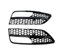 Rejilla Luz Antiniebla Rejilla Frontal Hexagonal Tipo Panal Para Faros Antiniebla Del Para A3 Hatchback 2014, 2015 Y 2016(Full black)