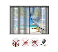 Rejilla magnética para ventana, con cierre automático, sin necesidad de taladrar, para la mayoría de