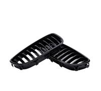Rejilla Malla Para Grille F10 F11 F18 parrilla delantera de riñón parrillas de carreras parrilla negra brillante 5-Series 520i 523i 525i 2010-2016 Racing Grill(Matte Black)