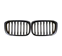 Rejilla Malla Parachoques Compatible Con Para X3 X4 G01 G02 G08 2018 2019 2020 Parrillas De Parachoques Delanteras De Una Sola Línea En Negro Brillante Accesorios Para Automóviles