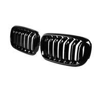Rejilla Malla Parachoques Compatible Con Para X5 F15 2014 2015 2016 2017 X6 F16 2014 2015 2016 2017 2018 Línea De Rejilla Delantera De Repuesto Rejilla De Riñón Negro Brillante