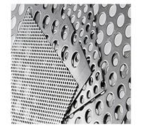 Rejilla metálica expandida, 304 tamaños perforados del múltiplo de la malla plata 1-10m m hoja metal acero inoxidable(1mm Mesh,10x10cm)