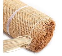 Rejilla Mimbre para Muebles, 60cm de Ancho Ratan Natural Rollo por Metros, Rollo de Correas de Ratán para Silla Gabinete Decoración del Hogar(50x150cm)