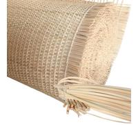 Rejilla Mimbre para Muebles, 60cm de Ancho Ratan Natural Rollo por Metros, Rollo de Correas de Ratán para Silla Gabinete Decoración del Hogar(45x150cm)