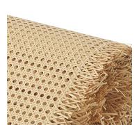 Rejilla Mimbre Plastico Ratán Rollo por Metros,PE Rollo Correas de Caña Plancha de Rattan Tejida a Mano,Hoja de Tejido Imitación Plancha Cincha para Silla Trenza Viena(55cmx3m)