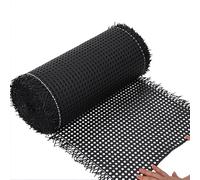 Rejilla Mimbre Sintética Ratan Rollo 40-100cm Ancho,Negro Correa de Caña Imitación por Metros Impermeable,Plástico Trenza Vienesa Malla de Panal de Abeja Plancha de Tejida(50cmx1.5m)
