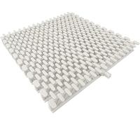 Rejilla modular de plástico para piscina, 2 rejillas de drenaje compuestas para piscinas sobre el suelo, pasarelas, balcones y duchas, cubierta de desbordamiento de 25 cm para mayor seguridad y