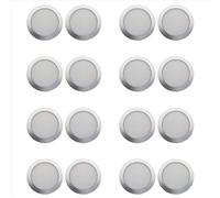 Rejilla para altavoz de techo, rejilla para altavoz de audio integrado de 4 pulgadas (plateada)