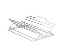 Rejilla para - Bandeja ajustable de acero inoxidable para horno | Soporte para cocinar carne de en forma de V | Apto para lavavajillas para parrilla, barbacoa, cena de vacaciones