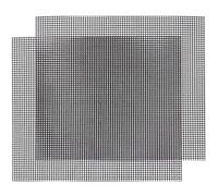 Rejilla para barbacoa desmontable de 42 x 36 cm, 2 alfombrillas reutilizables para hornear, rejilla antiadherente para yogurteras, m?ltiples delicias