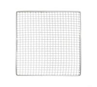 Rejilla para barbacoa, rejilla cuadrada de acero inoxidable 304, bandeja de cocción para barbacoa, parrilla de camping al aire libre, accesorios de barbacoa (35 × 30)