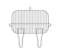 Rejilla para barbacoa Somagic INOX 45x29 cm - Asas plegables y superficie brillante