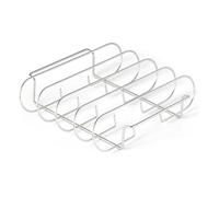 Rejilla Para Costillas Para Barbacoa - Rejillas Para Costillas De Acero Inoxidable, Barbacoa Para De 7,29 Cm, Soporte Vertical Grande Para Parrilla De Acero Inoxidable Con 4 Ranuras | Soporte Par